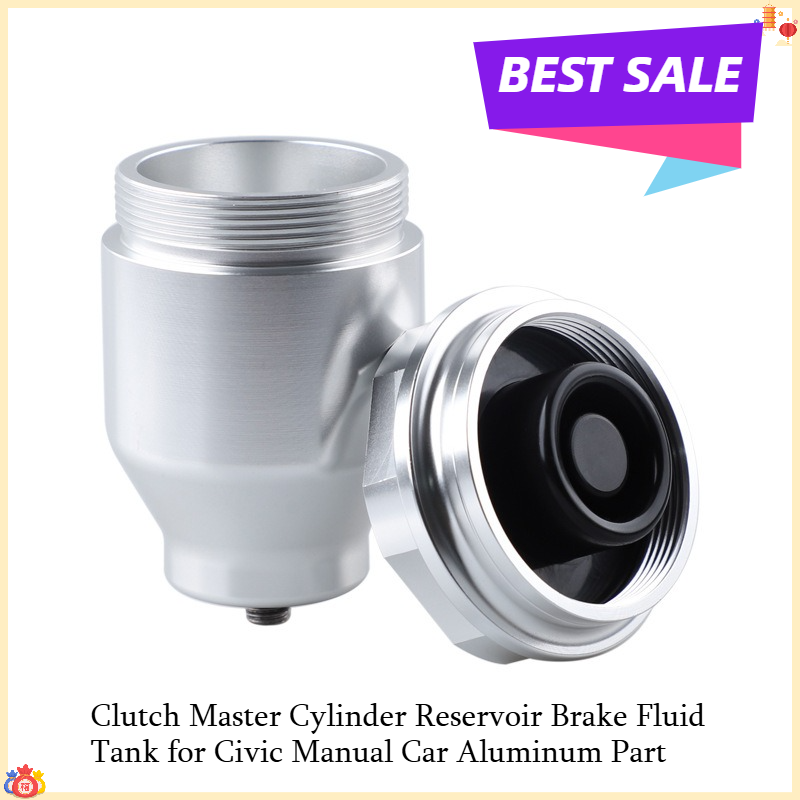 Brake Fluid - Kupplungs-Hauptzylinder-Bremsflüssigkeitsbehälter für Civic Schaltgetriebe, Aluminiumteil