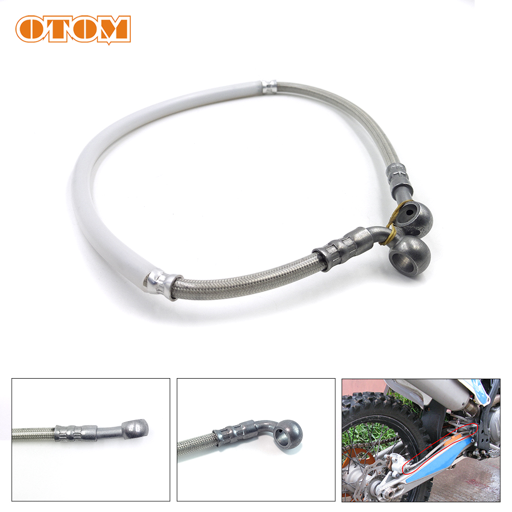 Motorcycle Brake Cable - OTOM Motorrad Hinten Brems Schlauch Hydraulische