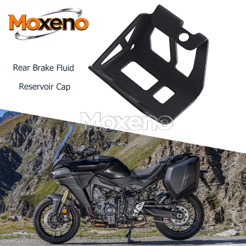 Brake Fluid - Motorrad-Aluminium-Bremsflüssigkeitsbehälterdeckel, schwarz eloxiert, sorgt für die