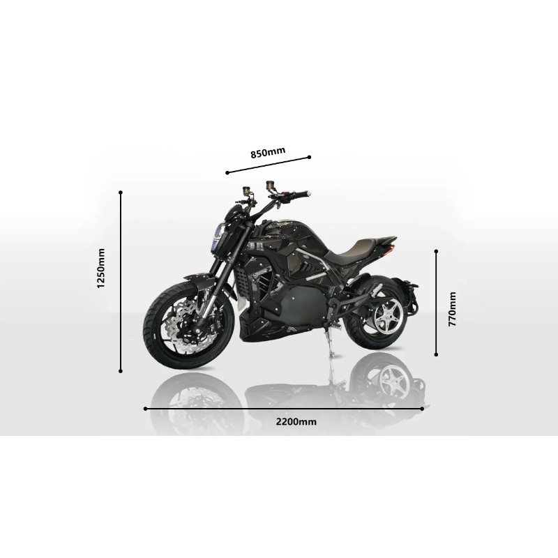 Heißer Verkauf: 72V 13000W Ele – Brake Disc Motorcycle Bewertung und Preis
