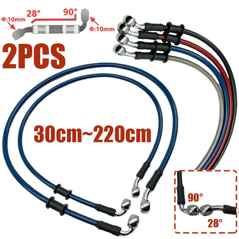 2X 10mm 28-90 Grad Motorrad Di – Motorcycle Brake Cable Bewertung und Preis
