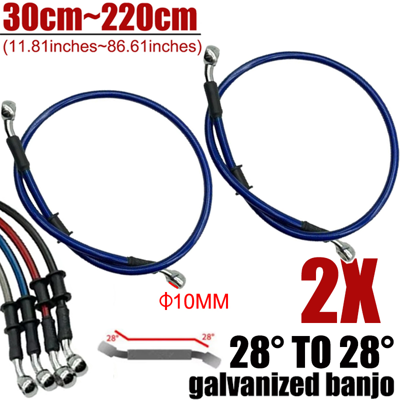 2X Universal 30cm-220cm 28 °   – Motorcycle Brake Cable Bewertung und Preis