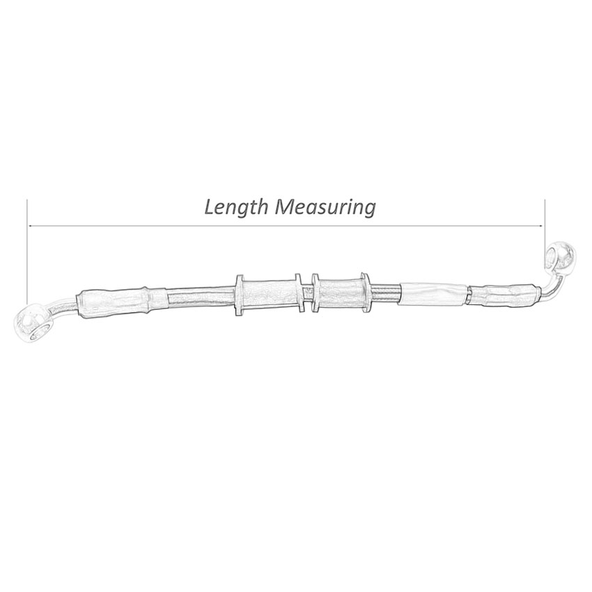400 mm-2400 mm Bremsschlauch h – Motorcycle Brake Cable Bewertung und Preis